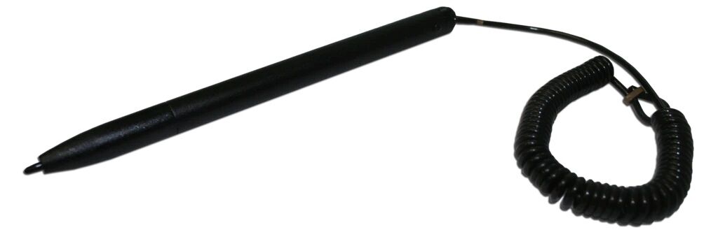 Topaz P-TS01-B Pen With Curly Tether