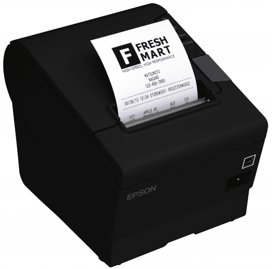 Epson TMT88VI Ethernet/Serial/USB Thermal Receipt Printer - Black Kit - Image 3