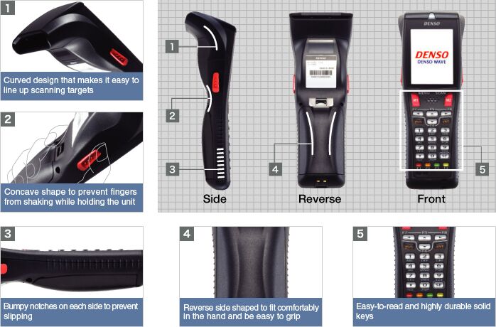 Denso BHT-805BW Terminal 1D Wireless - Image 3