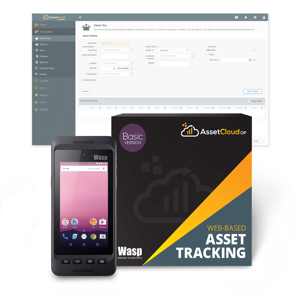 Wasp AssetCloudOP Basic - 1 user w/DR4