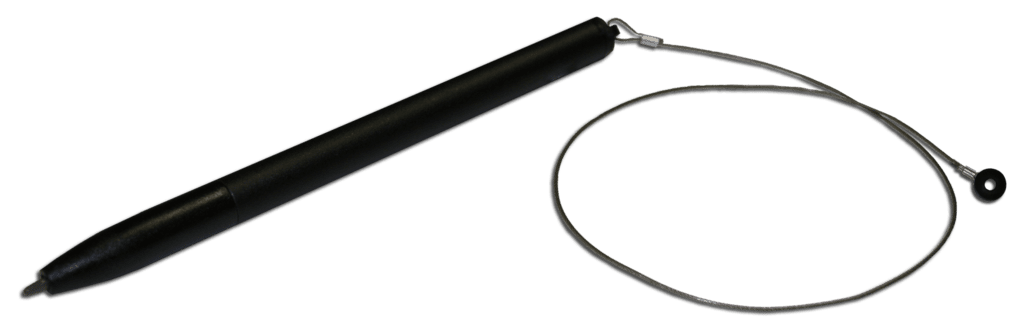 Topaz P-T111-B Pen with Steel Tether