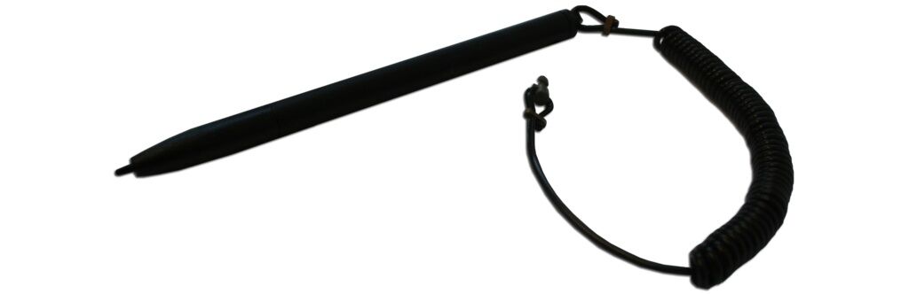 Topaz P-TS03-B Pen With Curly Tether