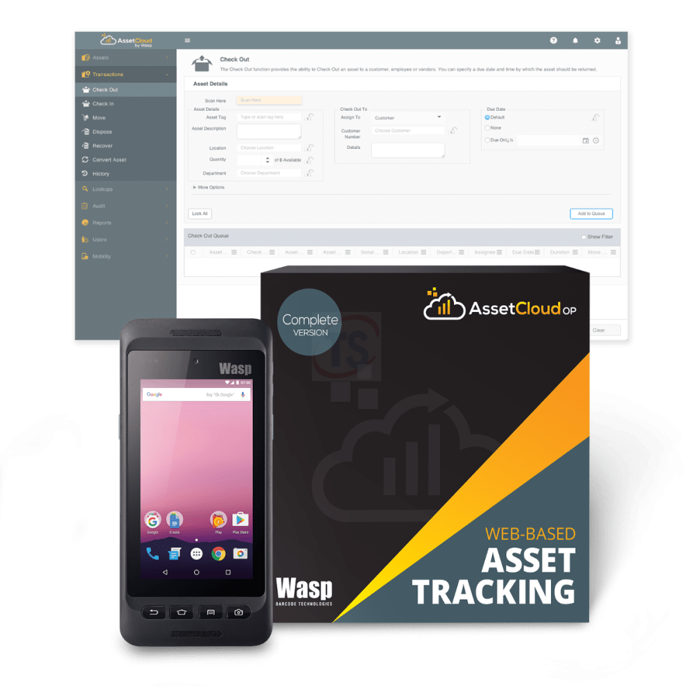 Wasp AssetCloudOP Complete - 5 user w/DR4