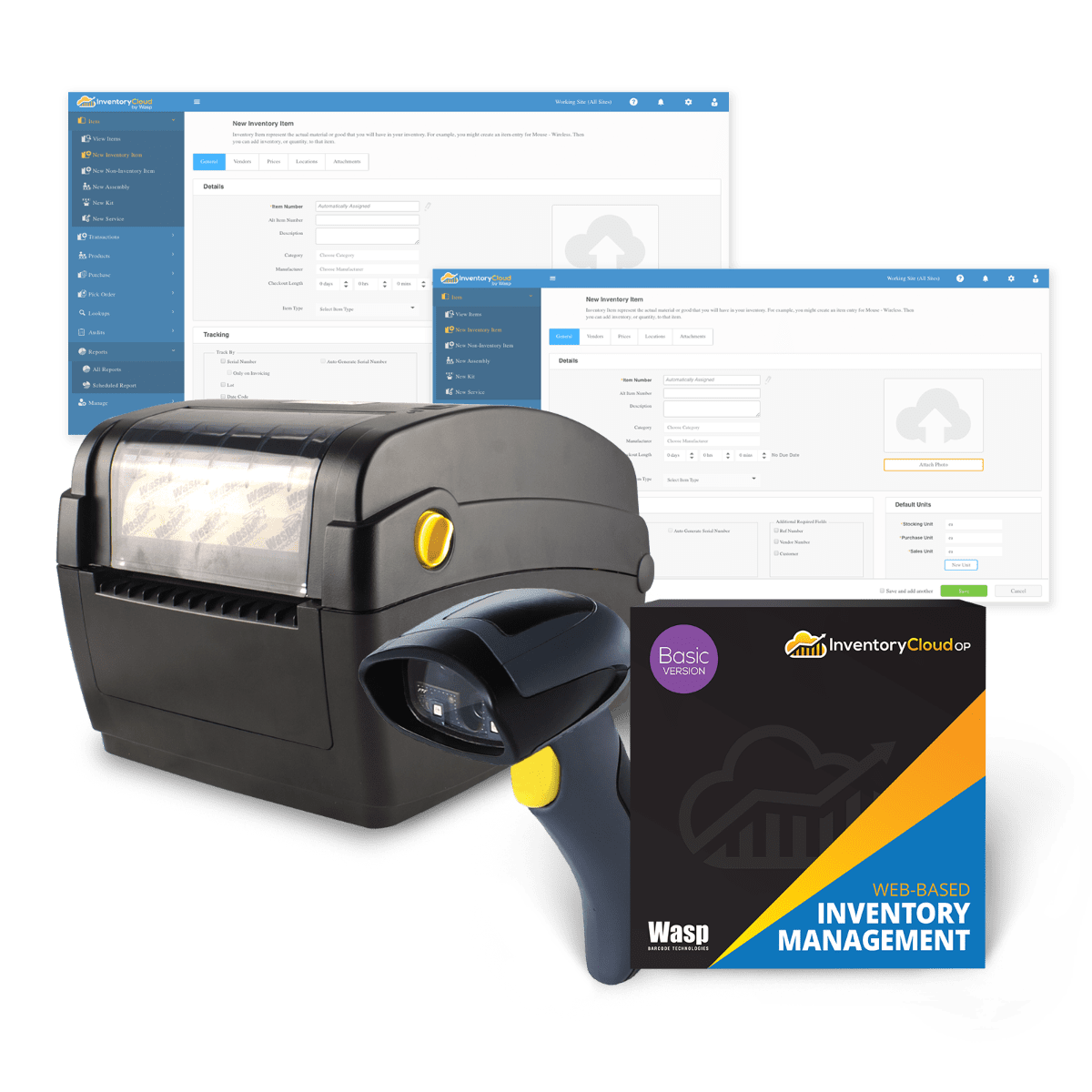 Wasp InventoryCloudOP Basic - 1 user w/WWS650 & WPL304
