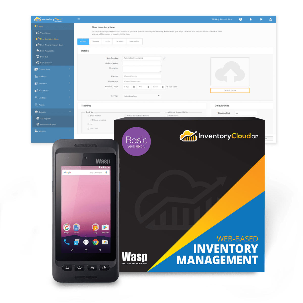 Wasp InventoryCloudOP Basic - 1 user w/DR4